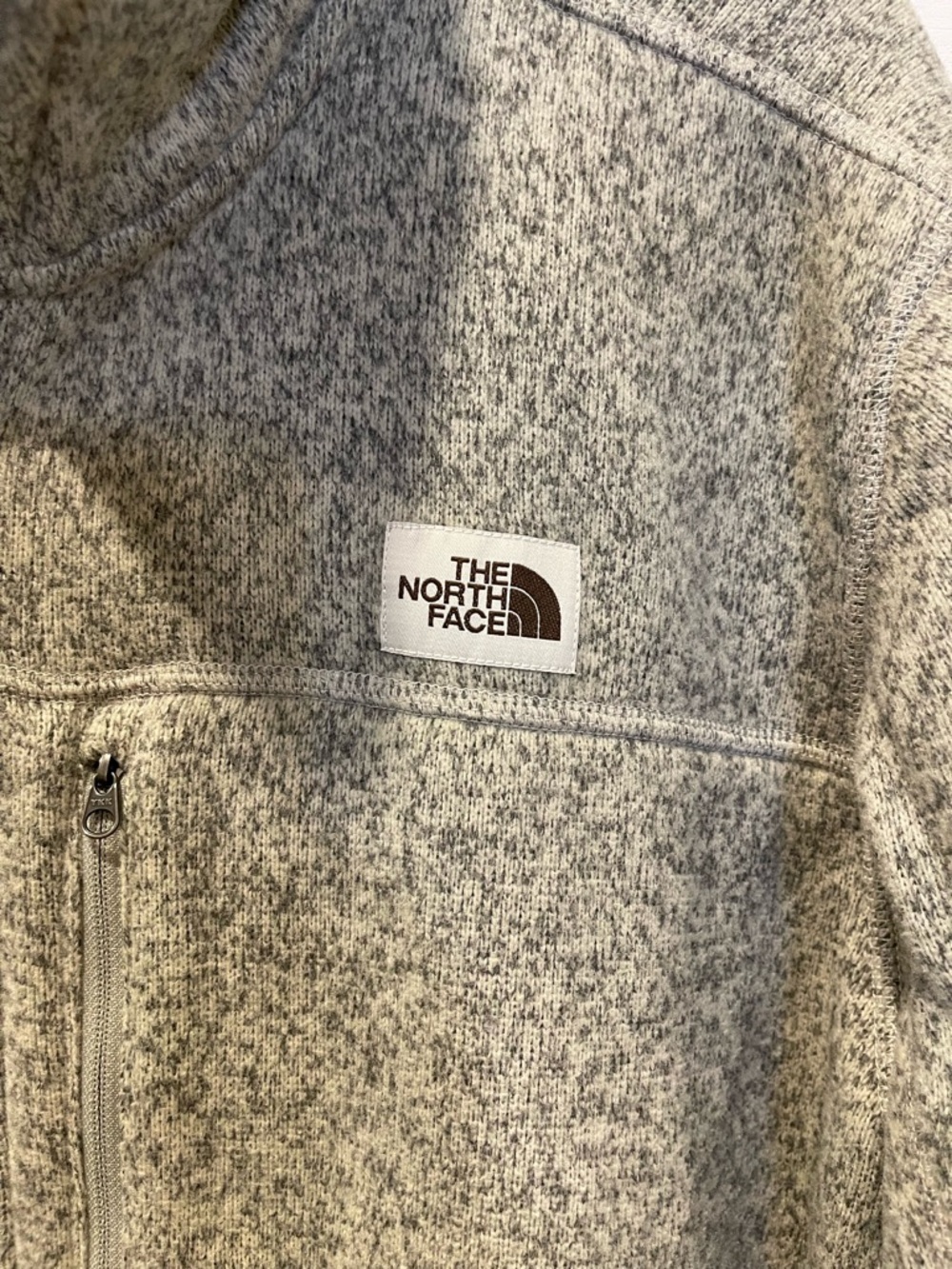 The North Face Men’s Gordon Lyons Gray Heather Fleece Jacket Size XL - Picture 3 of 7